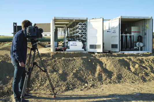 Installation on the island of Groix